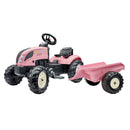 Falk Tractor Country Farmer Set Pink 2+