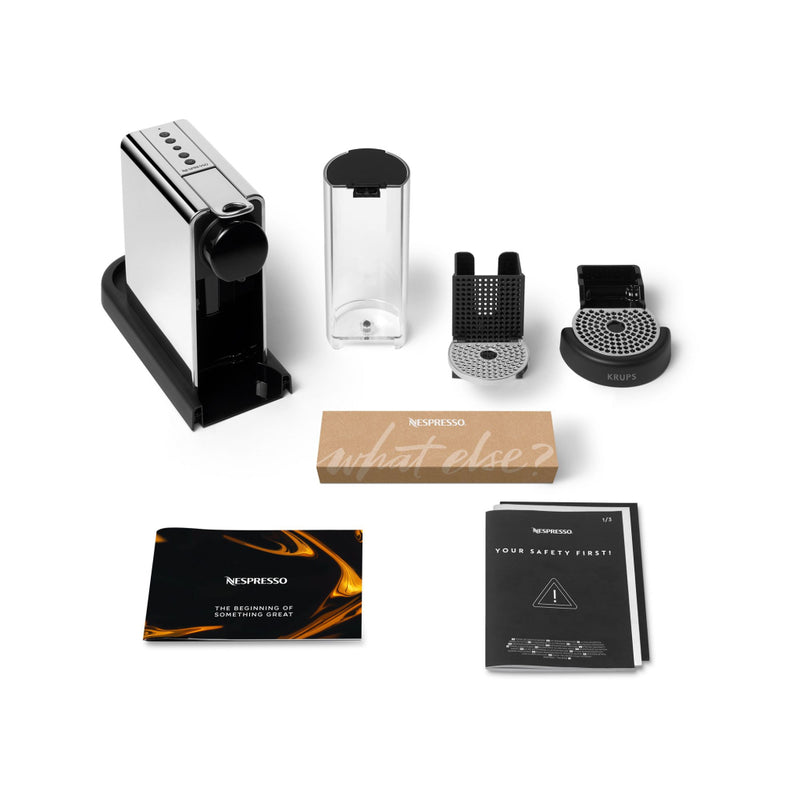 Krups XN610DNL Nespresso Citiz Platinum Koffiecupmachine RVS/Zwart