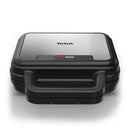 Tefal SW383D UltraCompact Wafel-Tosti-IJzer &amp; Contactgrill RVS/Zwart