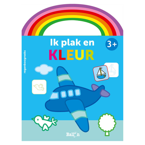Ik Plak en Kleur - Vliegtuig