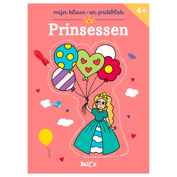 Mijn Kleur- en Prikblok: Prinsessen