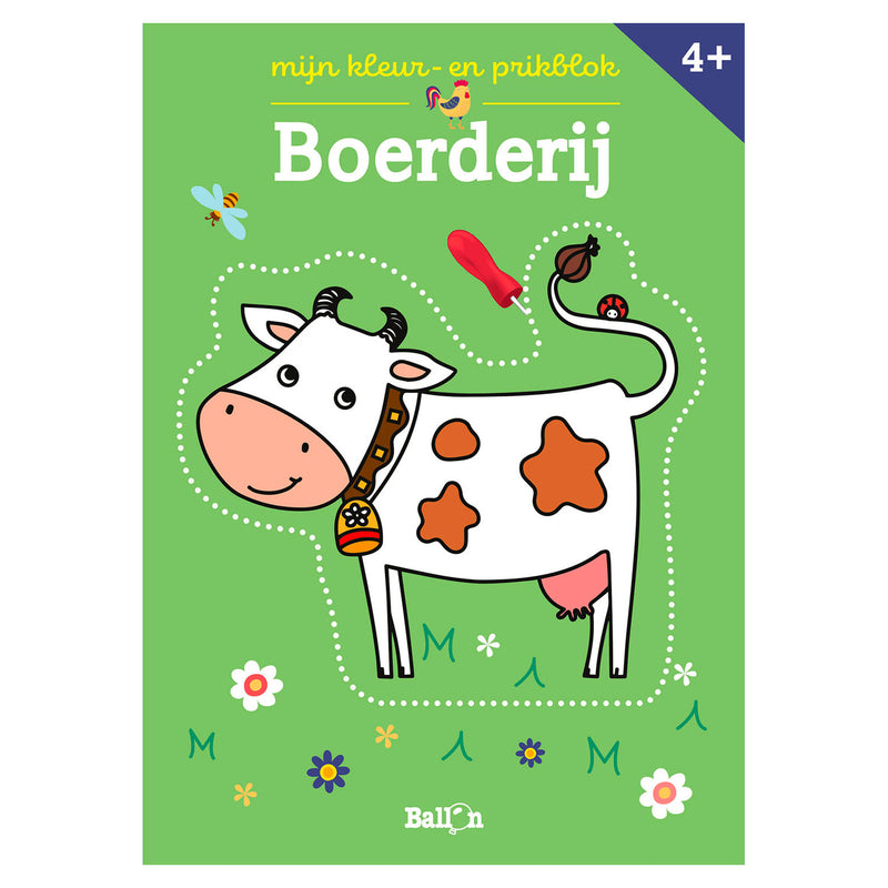 Mijn Kleur- en Prikblok: Boerderij