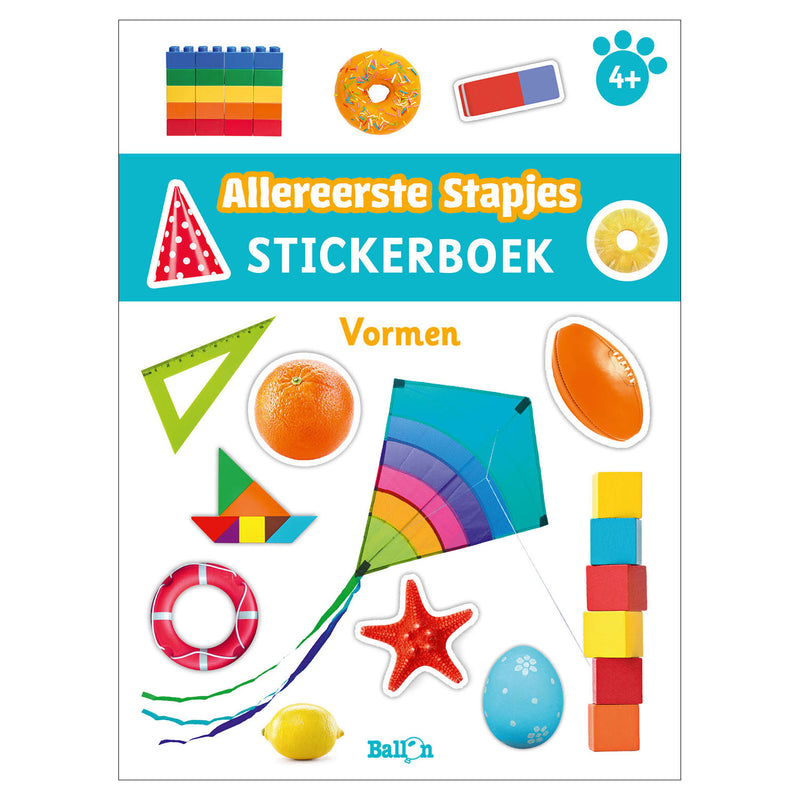 Allereerste Stapjes Stickerboek - Vormen