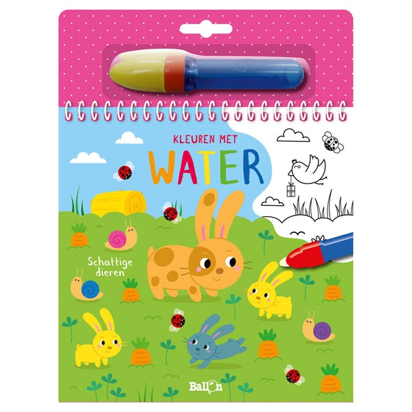 Kleuren met Water - Schattige Dieren