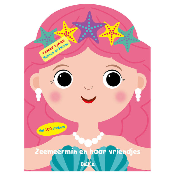 Plakken en Kleuren - Zeemeermin en haar vriendjes