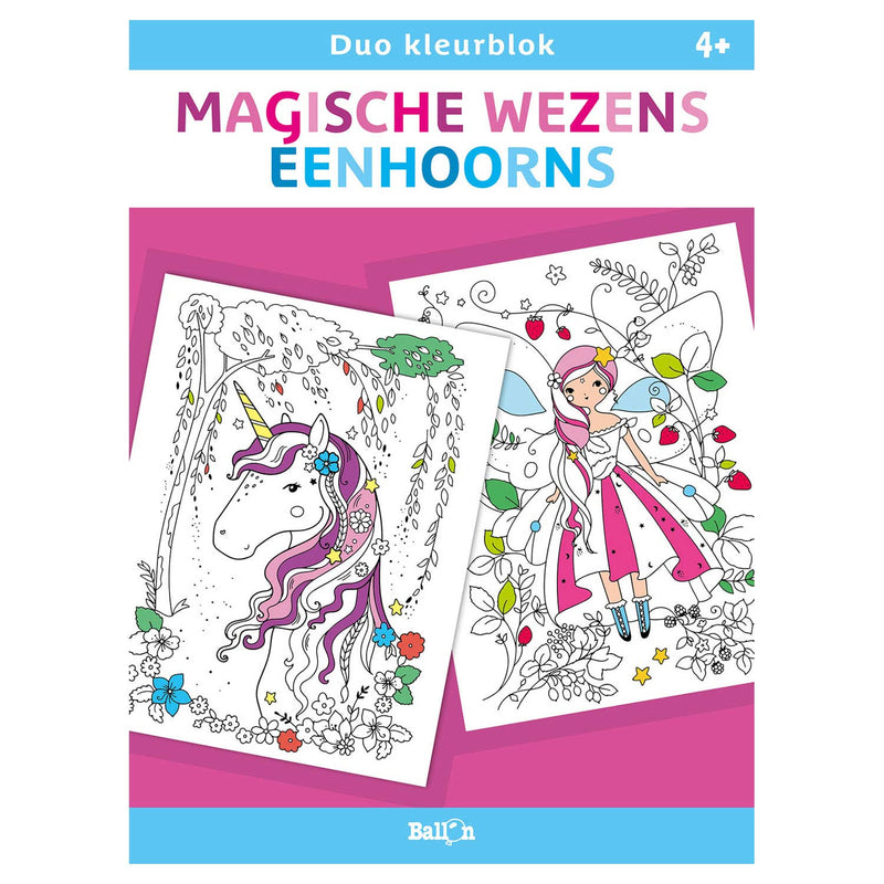 Duo kleurblokken - Magische wezens en Eenhoorns