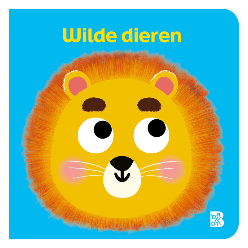 Wilde dieren - Kartonboek met Wiebeloogjes
