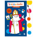 Kleurboek met Verfpalet en Penseel Sinterklaas