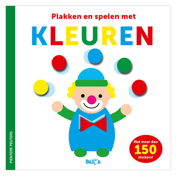 Pientere Peuters Stickerboek - Kleuren