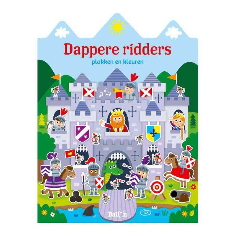 Kleur- en Stickerboek Dappere Ridders