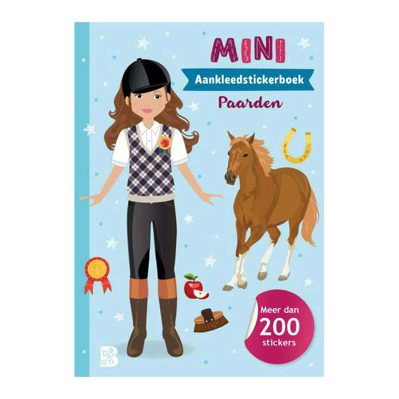 Mini Aankleedstickerboek - Paarden