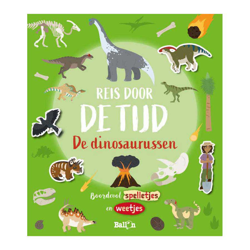Stickerboek Reis Door de Tijd - De Dinosoaurussen