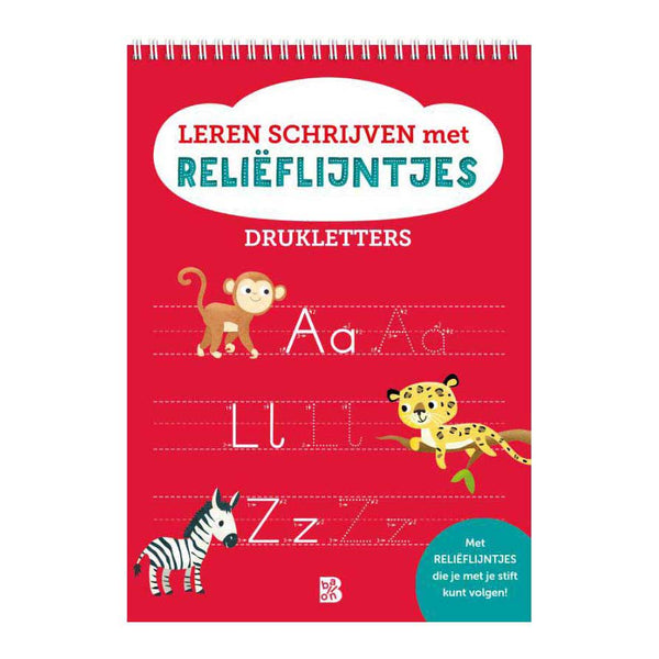 Leren Schrijven met Relieflijntjes Drukletters
