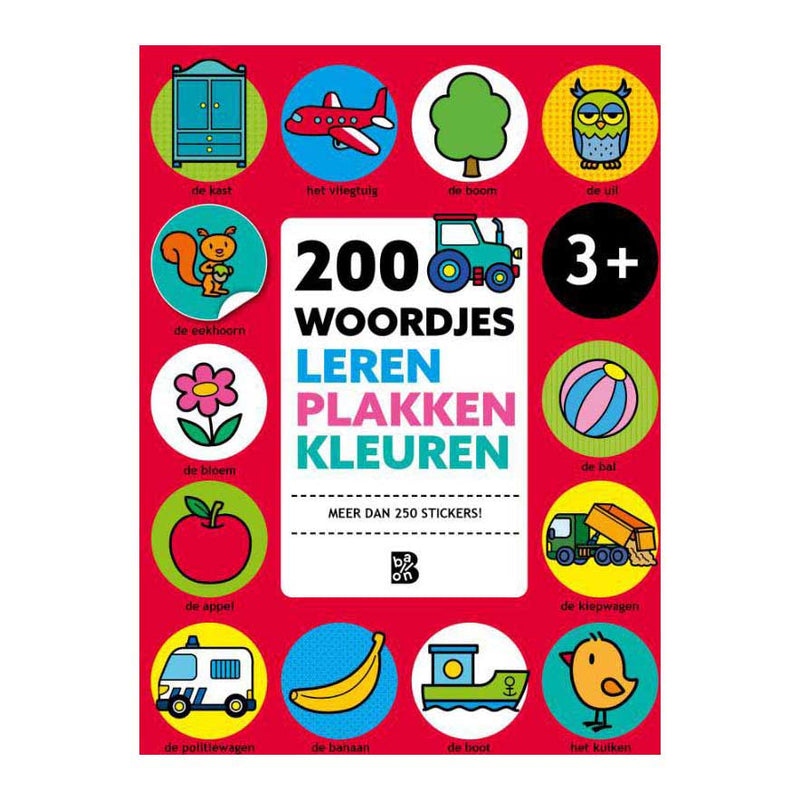 200 Woordjes Leren, Plakken en Kleuren