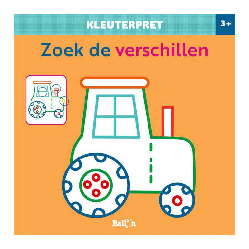 Kleuterpret Zoek de Verschillen 3+