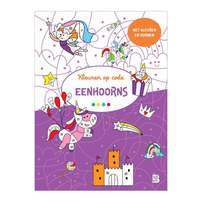 Kleuren op Code - Eenhoorns 3+