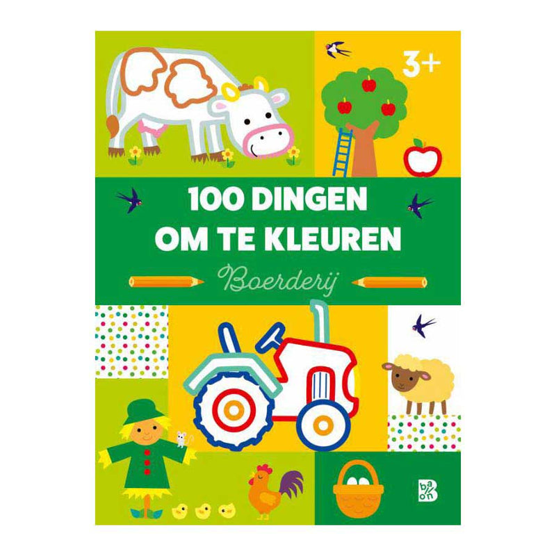 100 Dingen om te Kleuren - Boerderij 3+