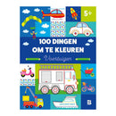 100 Dingen om te Kleuren - Voertuigen 3+