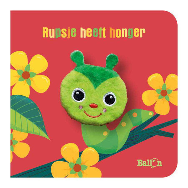 Kartonboek met Vingerpopje - Rupsje Heeft Honger