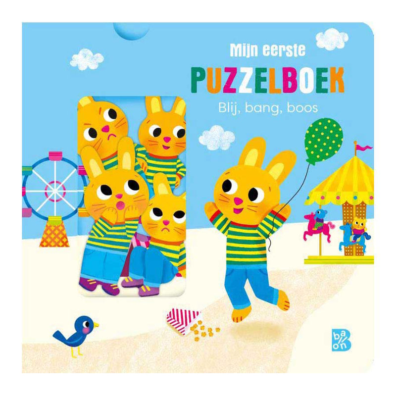 Mijn Eerste Puzzelboek - Blij, Bang, Boos 6m+