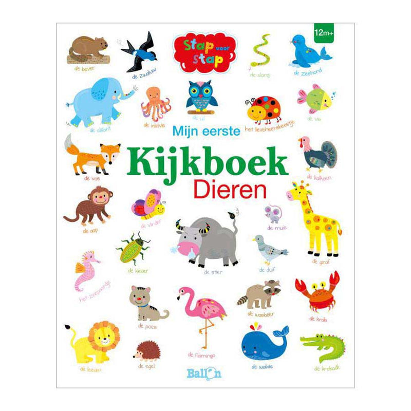Mijn Eerste Kijkboek - Dieren 12m+