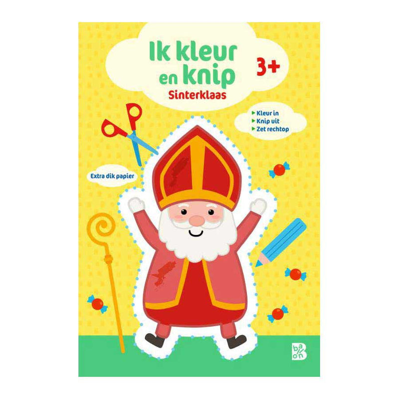 Ik Kleur en Knip - Sinterklaas 3+