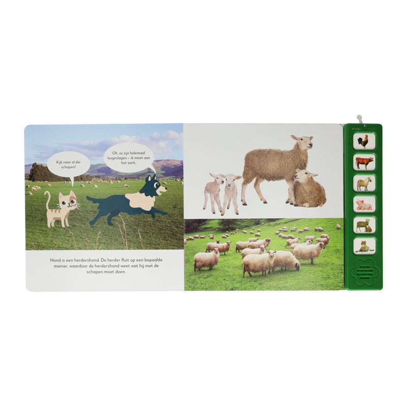 Luisteren naar Boerderijdieren Geluidenboek