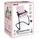 Smoby Maxi Cosi Poppenstoel Zachtroze/Zwart