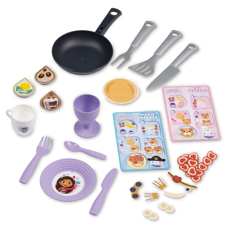 Smoby Gabby's Poppenhuis Speelkeuken in Koffer, 16dlg.