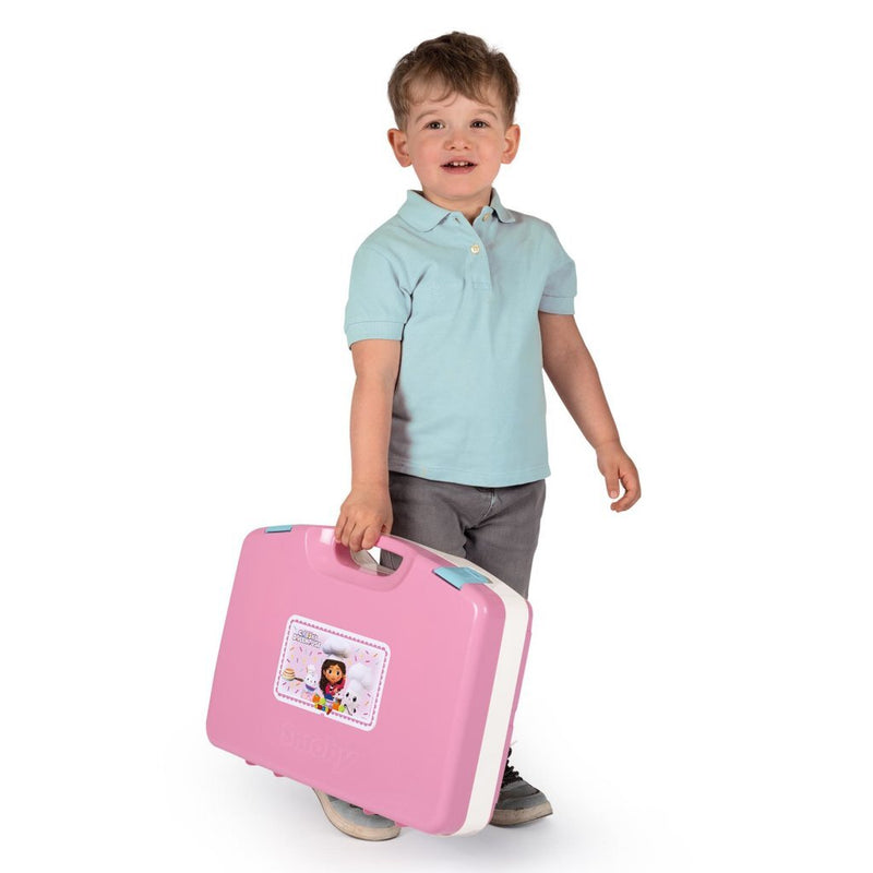 Smoby Gabby's Poppenhuis Speelkeuken in Koffer, 16dlg.