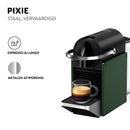 Krups XN3063 Nespresso Pixie Koffiecupmachine Donkergroen/Zwart