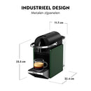 Krups XN3063 Nespresso Pixie Koffiecupmachine Donkergroen/Zwart