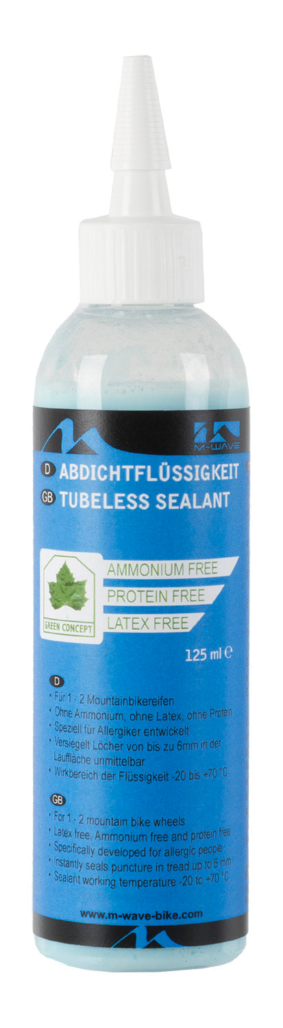 Tubeless Sealant M-Wave in hervulbaar flesje - 125ml