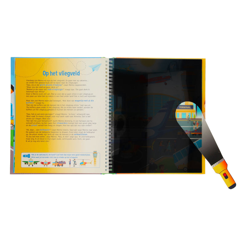 Speuren naar Voertuigen + kartonnen zaklamp