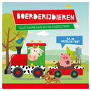 Boek en Puzzeltrein Boerderijdieren