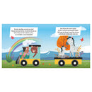 Boek en Puzzeltrein Babydieren