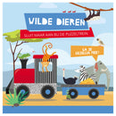 Boek en Puzzeltrein Wilde Dieren