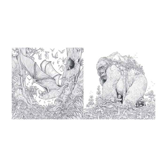 Animal World Kleurboek