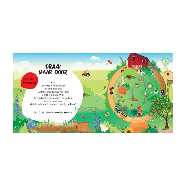 Draai Maar Door - Boerderij Kartonboek