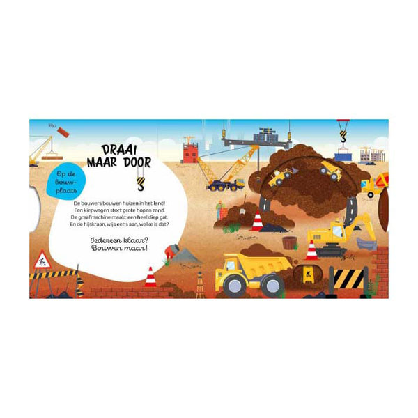 Draai Maar Door - Voertuigen & Machines Kartonboek