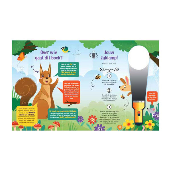 Speuren In het Bos Zoekboek met Kartonnen Zaklamp