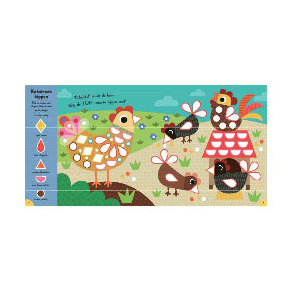 Zoek en Plak - Op De Boerderij Stickerboek