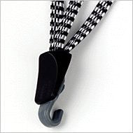 Triobinder Bibia met RVS haak - zwart/wit/grijs