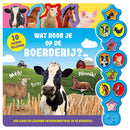 Rebo Wat hoor je op de boerderij? boek