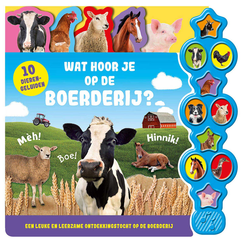 Rebo Wat hoor je op de boerderij? boek