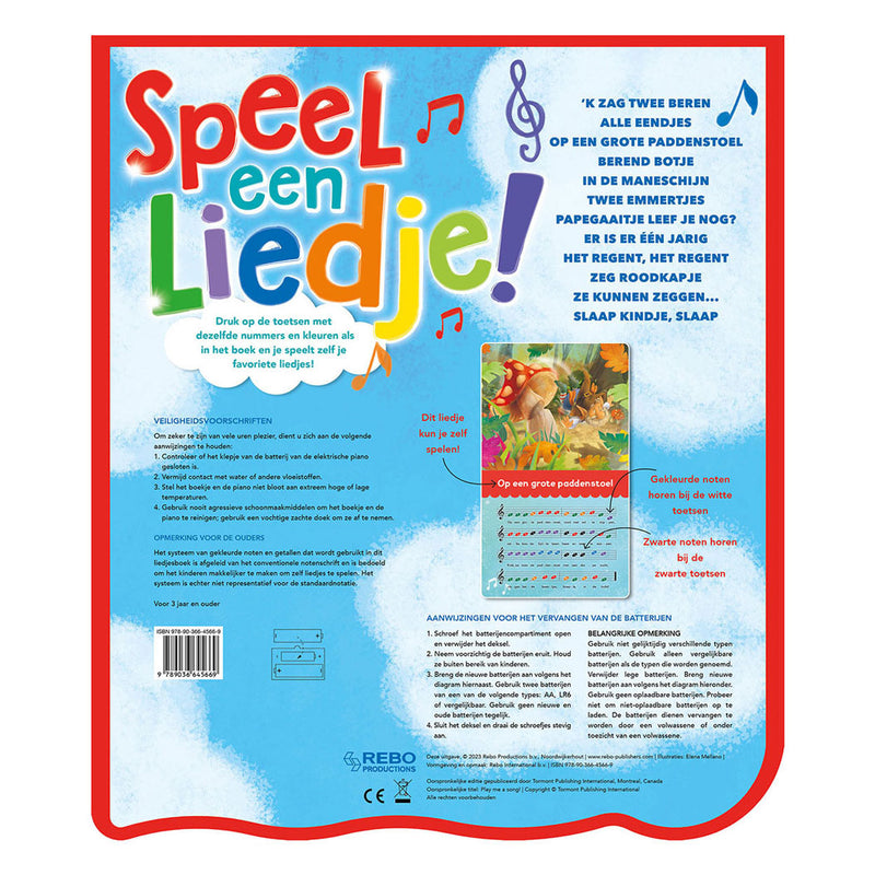 Rebo Speel een liedje pianoboek