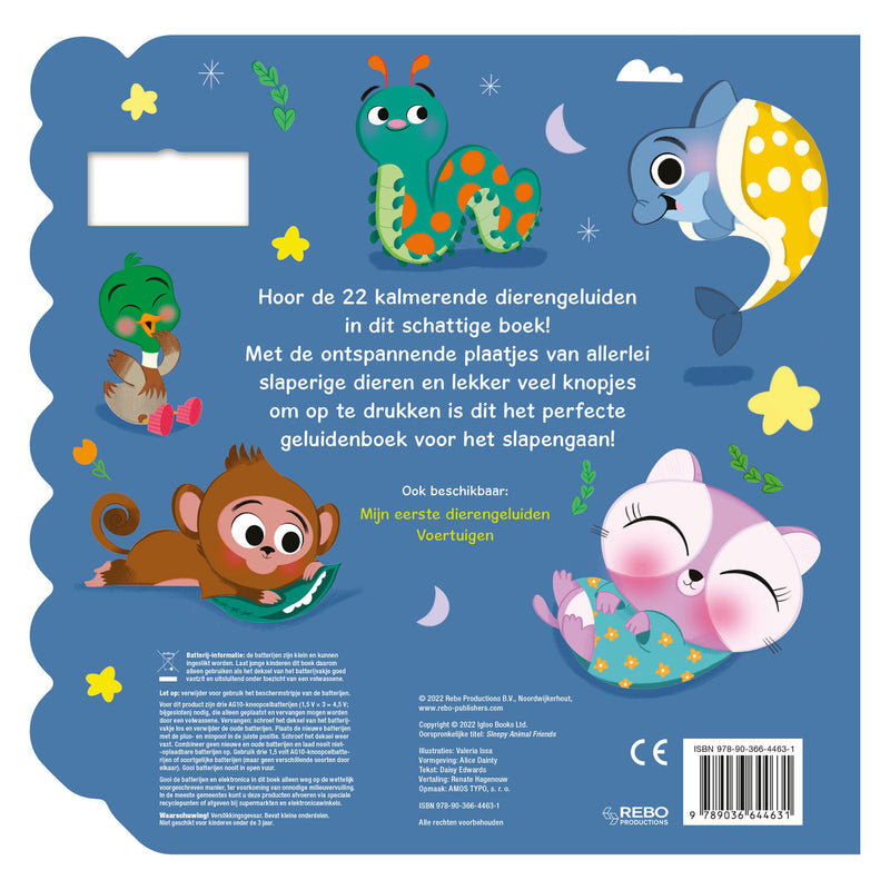 Geluidenboek Bedtijd Dierenvriendjes