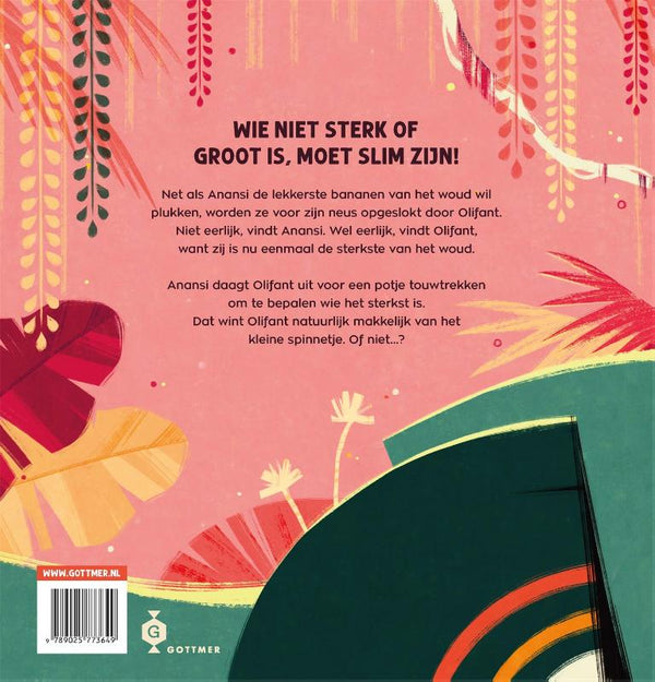 Anansi de spin sterker dan Olifant