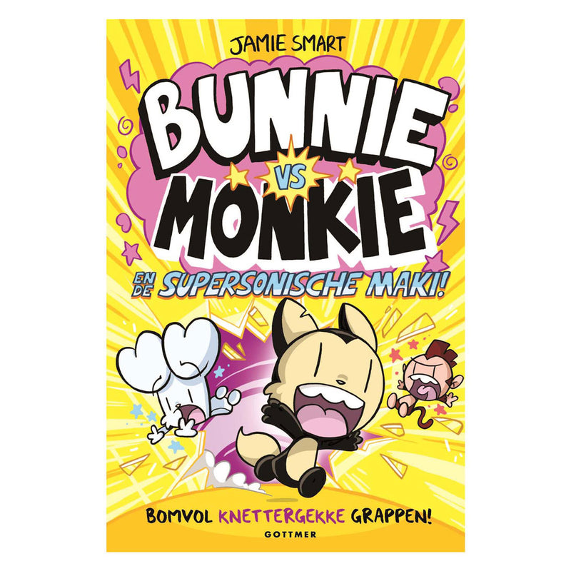 Bunnie vs Monkie en de supersonische maki!