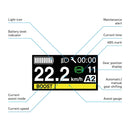 E-bike display / fietscomputer Shimano STEPS SC-E600 inclusief houder